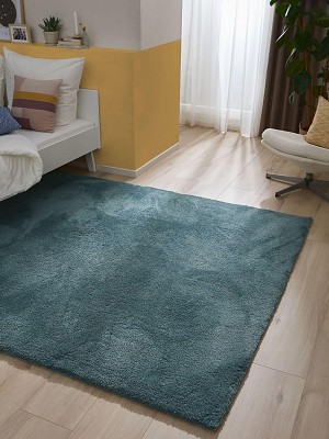 Shaggy rug Soda Dark Blue 80x150 cm