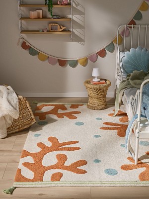 Marine Multicolour/White 80x120 cm