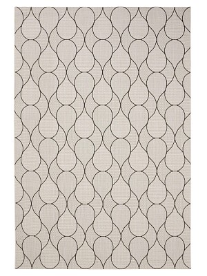 In- & Outdoor Rug Metro White 80x150 cm