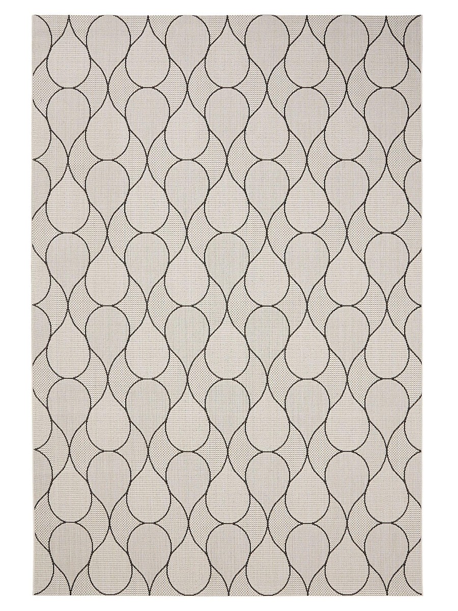 In- & Outdoor Rug Metro White 80x150 cm