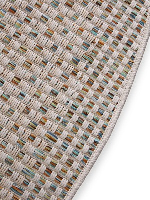 Agra Cream/Blue ø 160 cm round